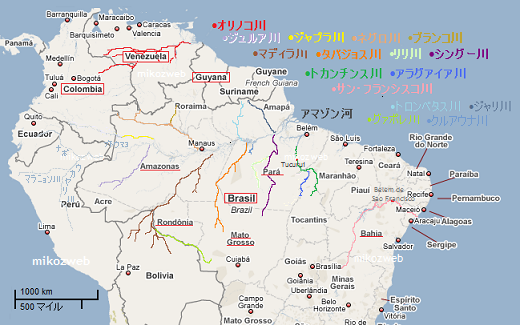 Amazon R. map